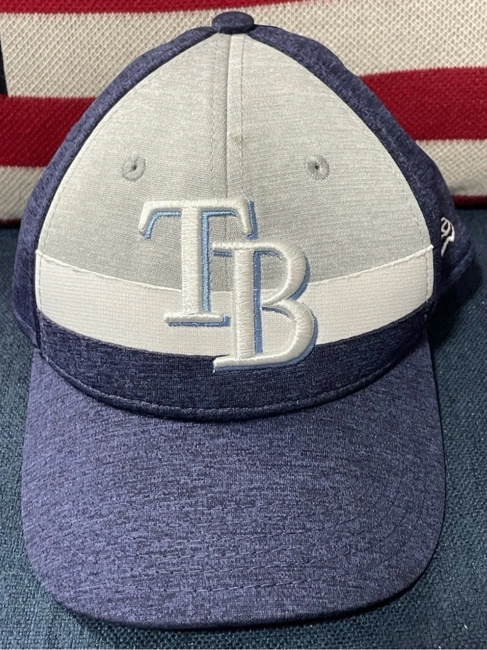 New Era Tampa Bay Rays Navy & Light Gray Two-Tone Adjustable Cap